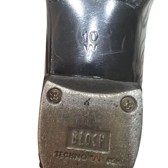 Bloch Black Tap Shoes 10w - Picture 6 of 7